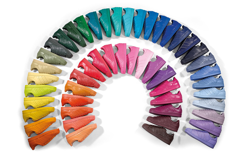 50 Shades Of Supercolor Adidas Bringt Den Superstar In 50 Farben Raus Christlclear