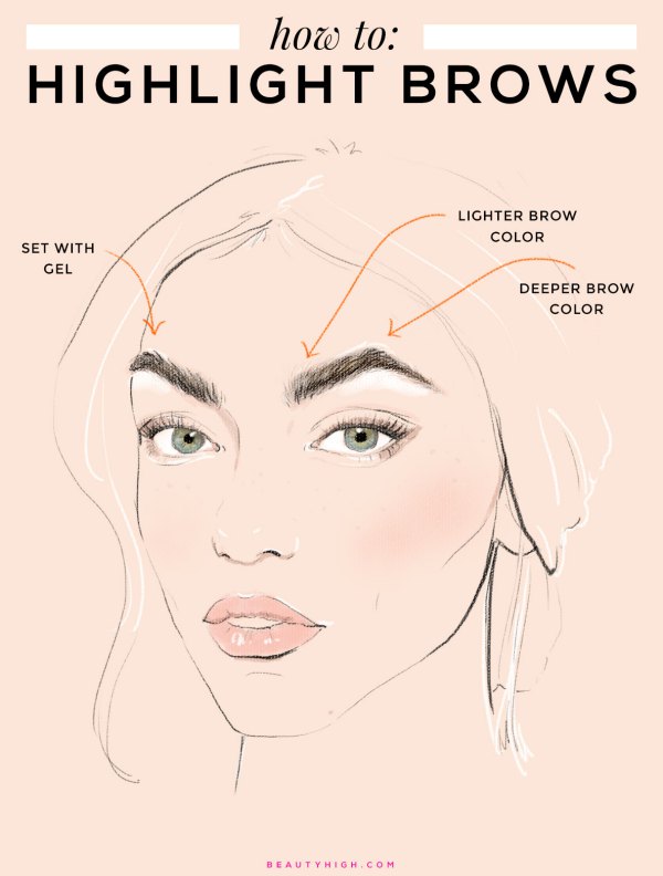 how-to-highlight-brows-with-makeup